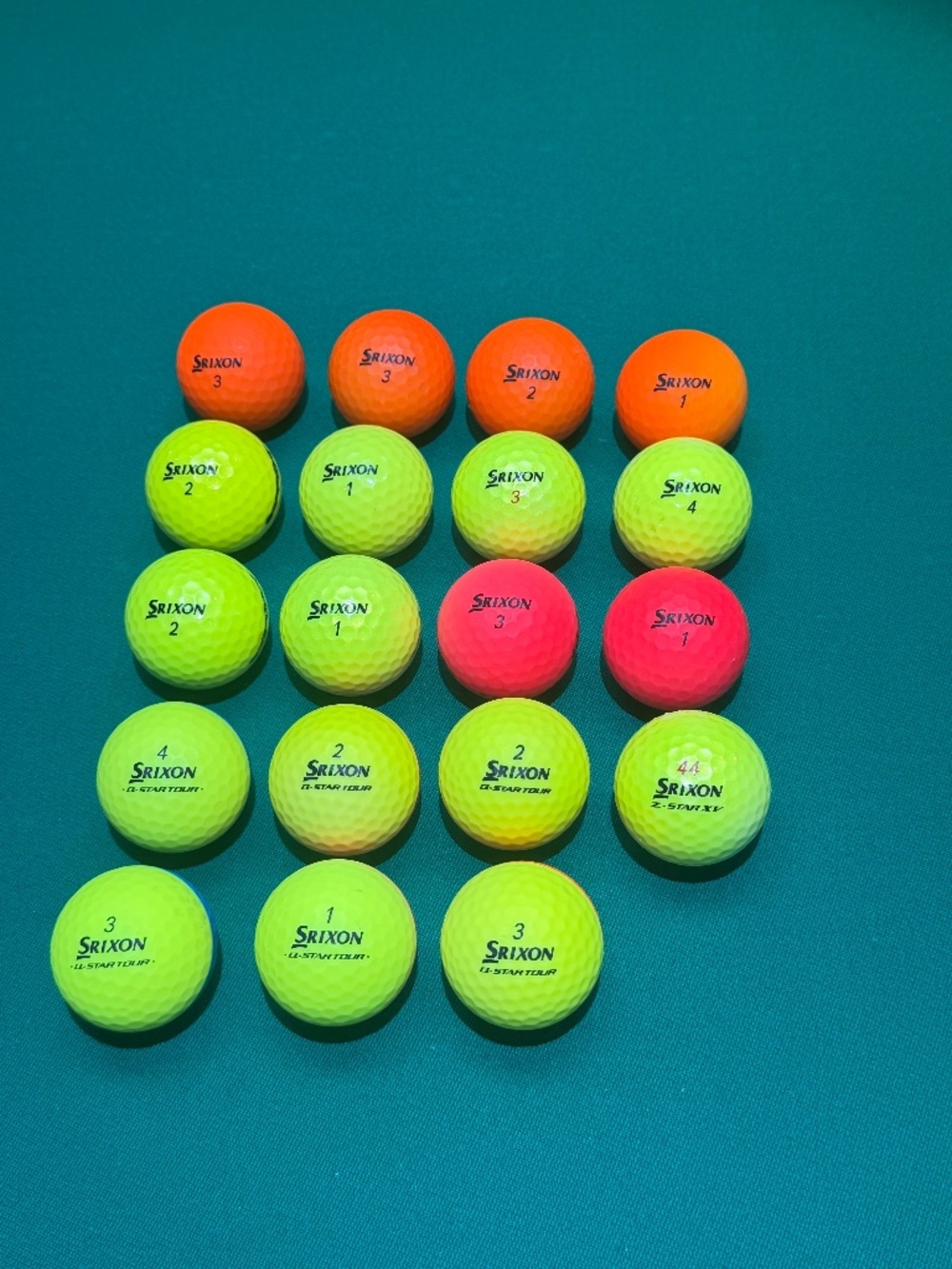 19 Neon Srixons - Hand cleaned - Mint Condition